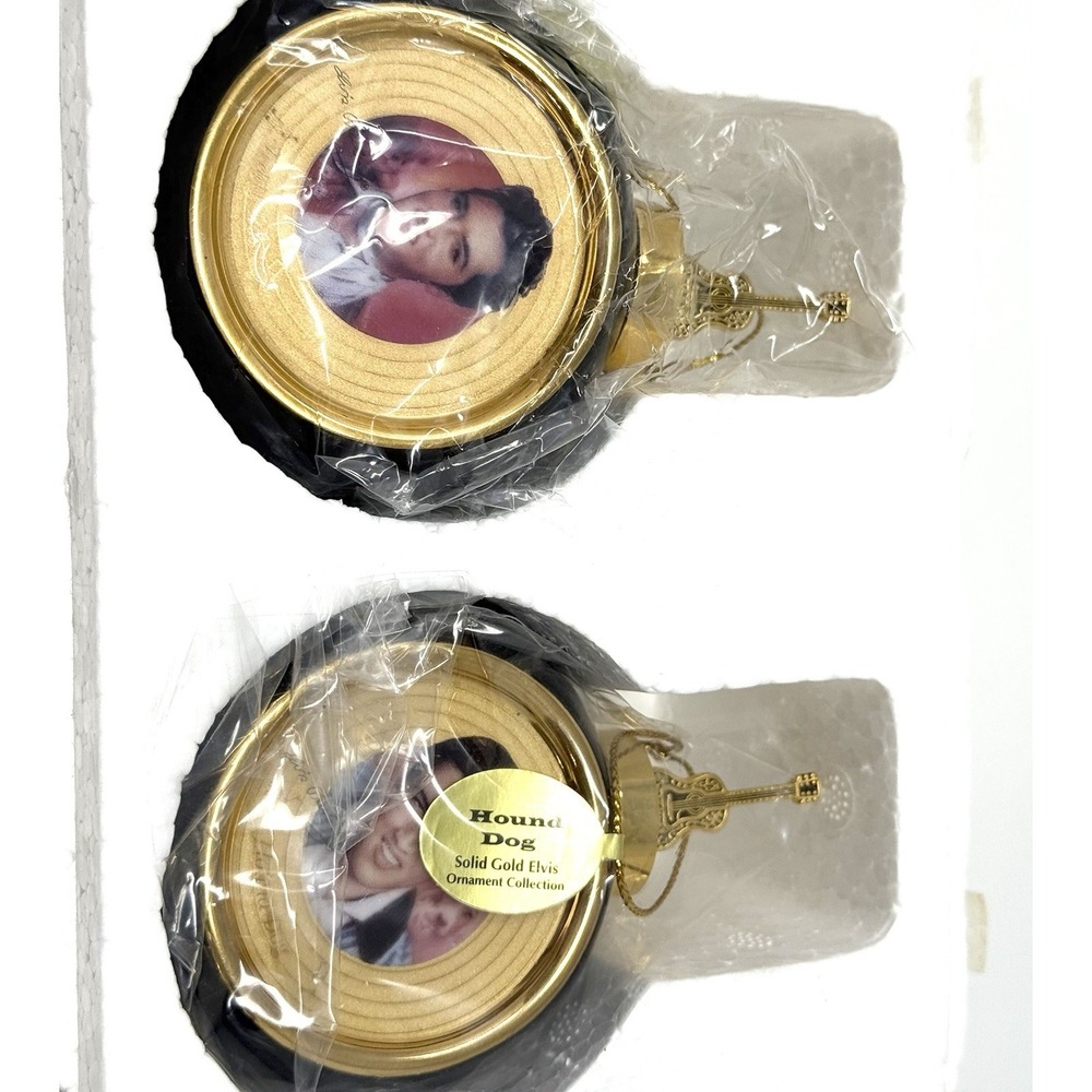 Elvis Presley Bradford Editions 1999 Ornament Hound Dog‎ And Teddy Bear - Picture 5 of 5